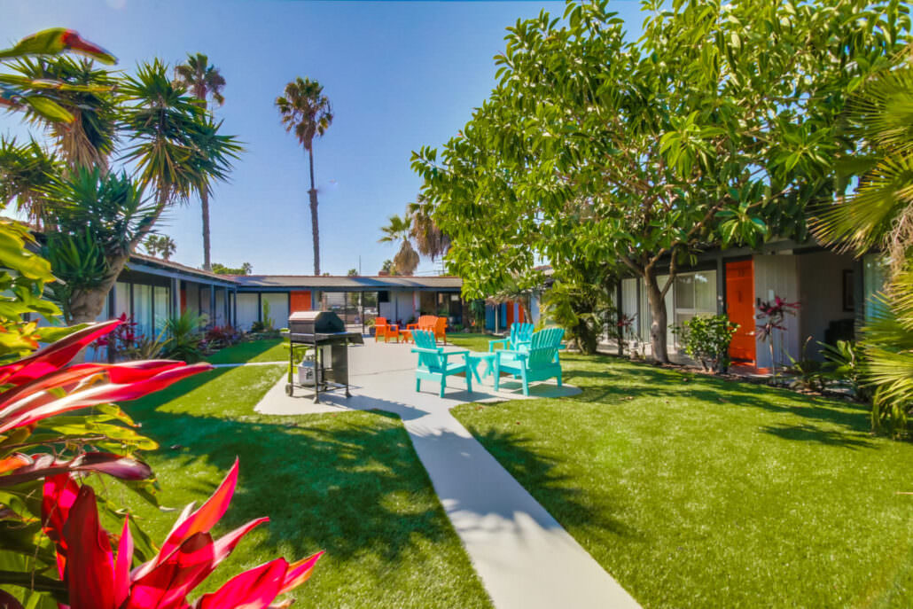 Solara Pacific Beach Facility courtyard