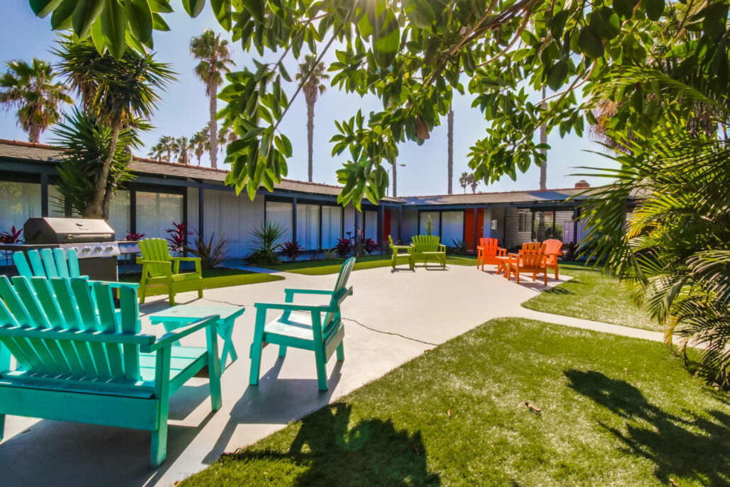 Solara Pacific Beach Facility courtyard
