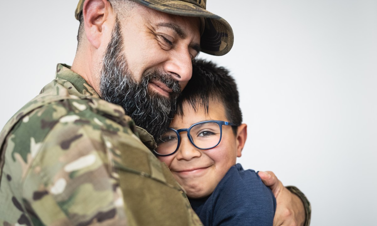 military soldier embracing his son before leaving 2022 04 06 18 06 28 utc 1 F.A.Q.s