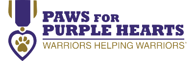 Paws for Purple Hearts Warrior Helping Warriors Logo